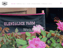 Tablet Screenshot of glendalochfarm.com